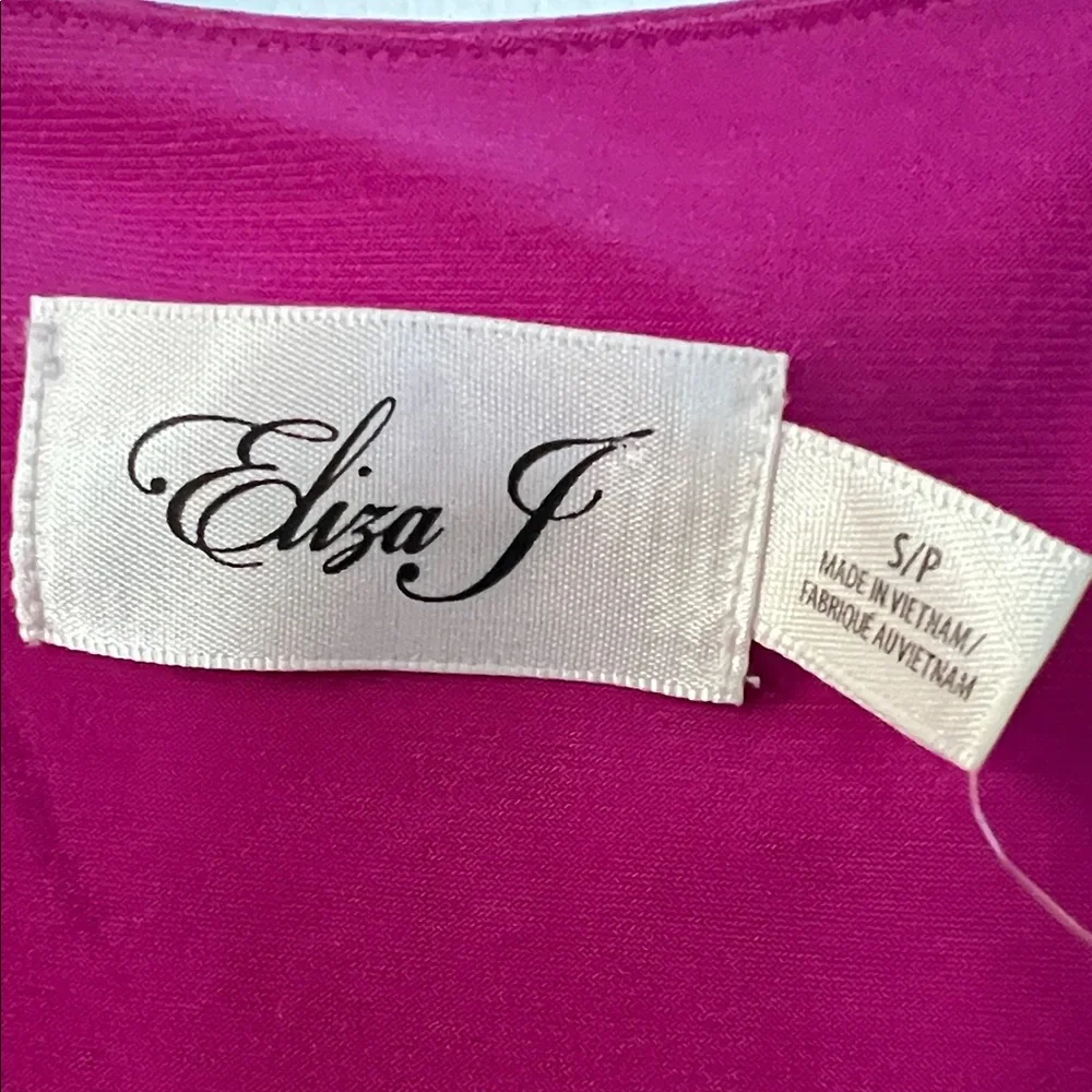 Eliza J Pink Midi Wrap Dress - Picture 2 of 9